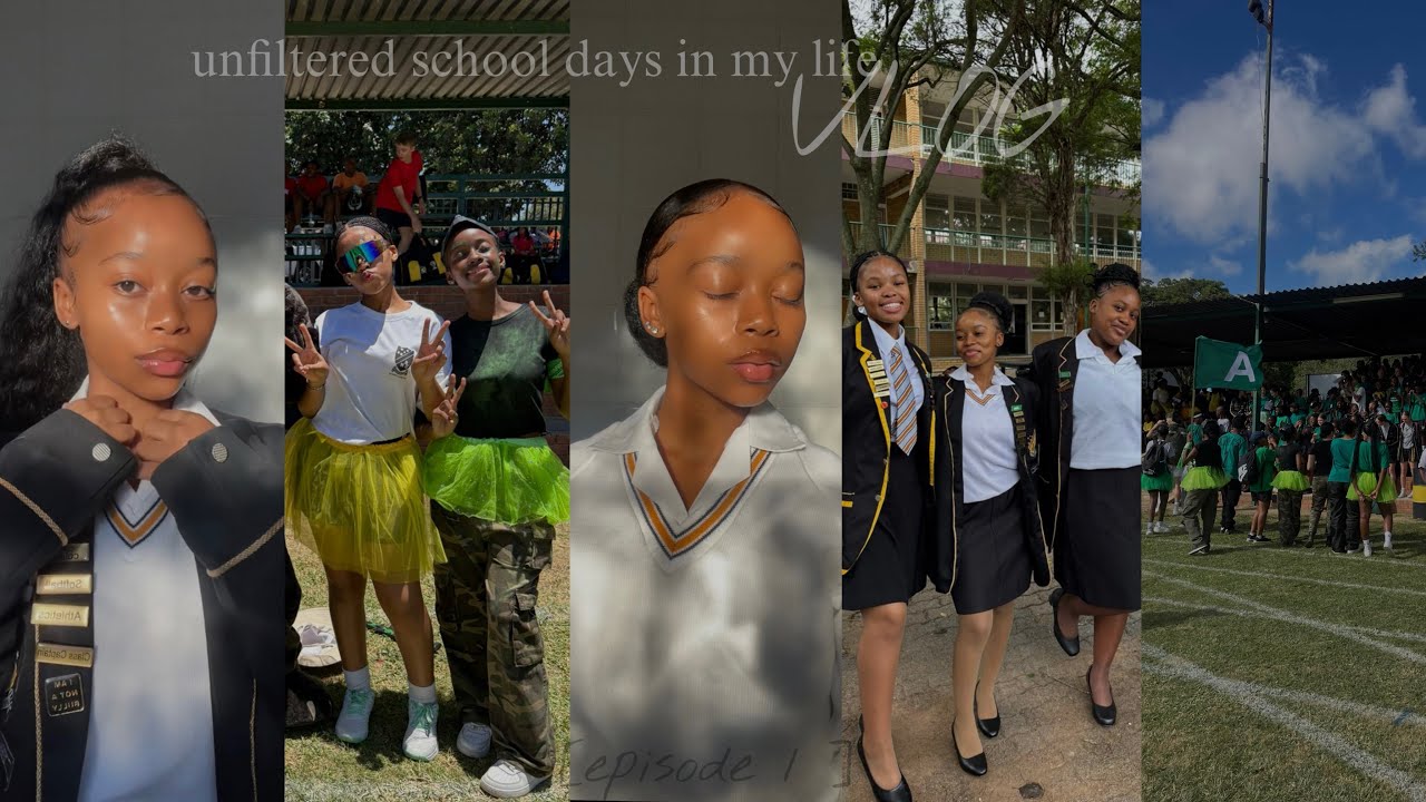Unfiltered school days in my life ep:1 First last day | Interhouse |South African YouTuber