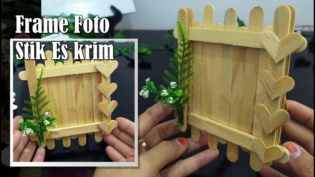Unik Dan Cantik! Cara Membuat Frame Foto dari Stik Es Krim yang Mudah tapi Istimewa