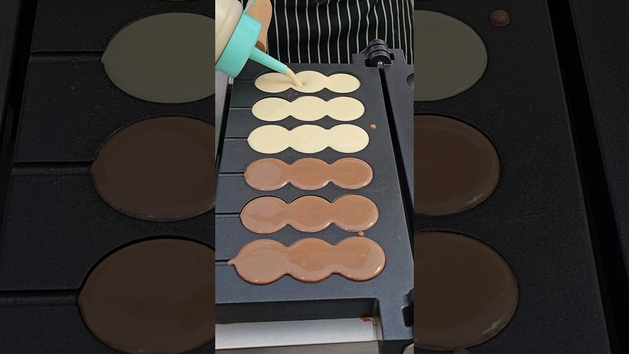 Unique waffles! $0.5 Waffle Skewers - Chiang Mai Sunday Night Market #shorts