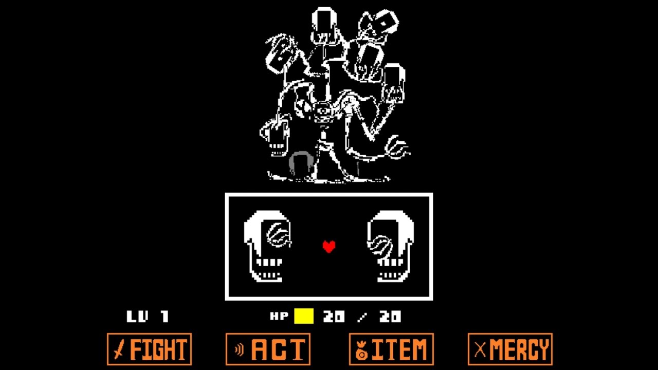 Unitale HELP_Tale Papalgamate PAPPY(papyrus?)戦 Luckyseven(undertale fangame)