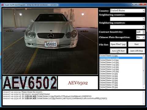 United States LPR/ANPR Camera  license plate recognition for vehicle parking system