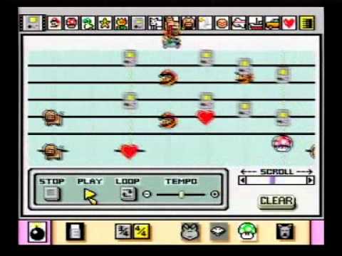 Unknown Song (Demo) on Mario Paint