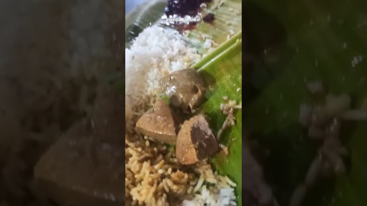 💥Unlimited Nonveg Meals🍱 கறி விருந்து🍗 மீன் மட்டன் #kolapasi_ramesh #shorts #nonvegmeals #trichyfood
