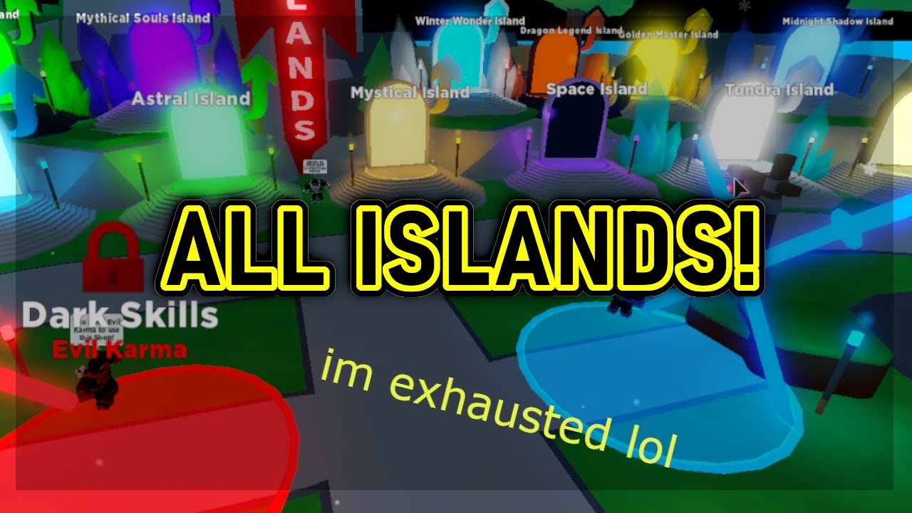 UNLOCKING ALL ISLANDS NINJA LEGENDS IN 30 MINUTES | NINJA LEGENDS (read desc)