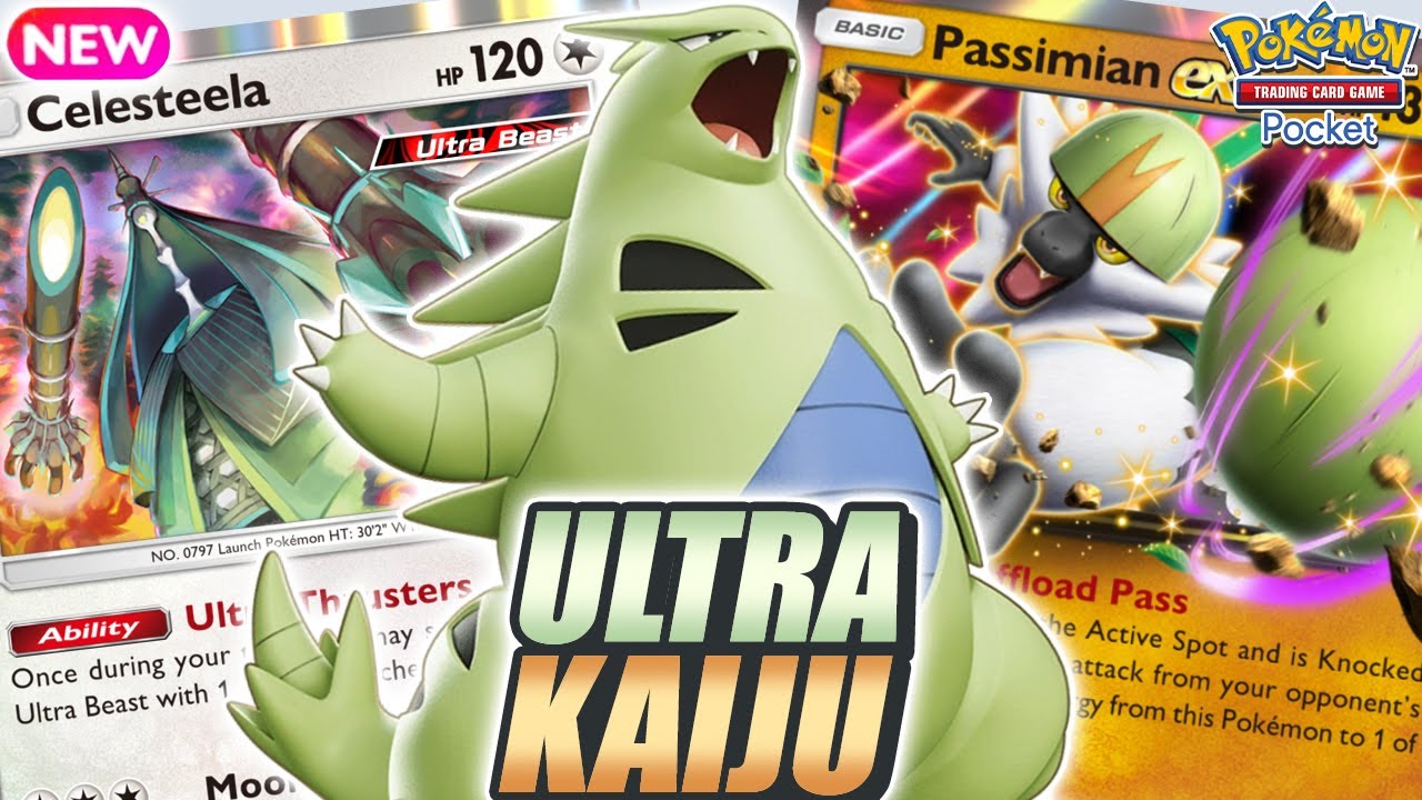 UNSTOPPABLE ! CELESTEELA is Perfect Support for TYRANITAR x PASSIMIAN Deck ! - Pokemon TCG Pocket
