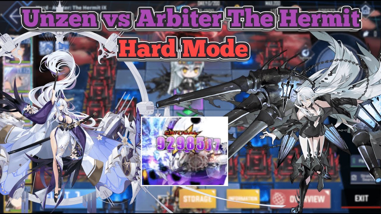 UNZEN VS ARBITER THE HERMIT (HARD MODE) | Azur Lane