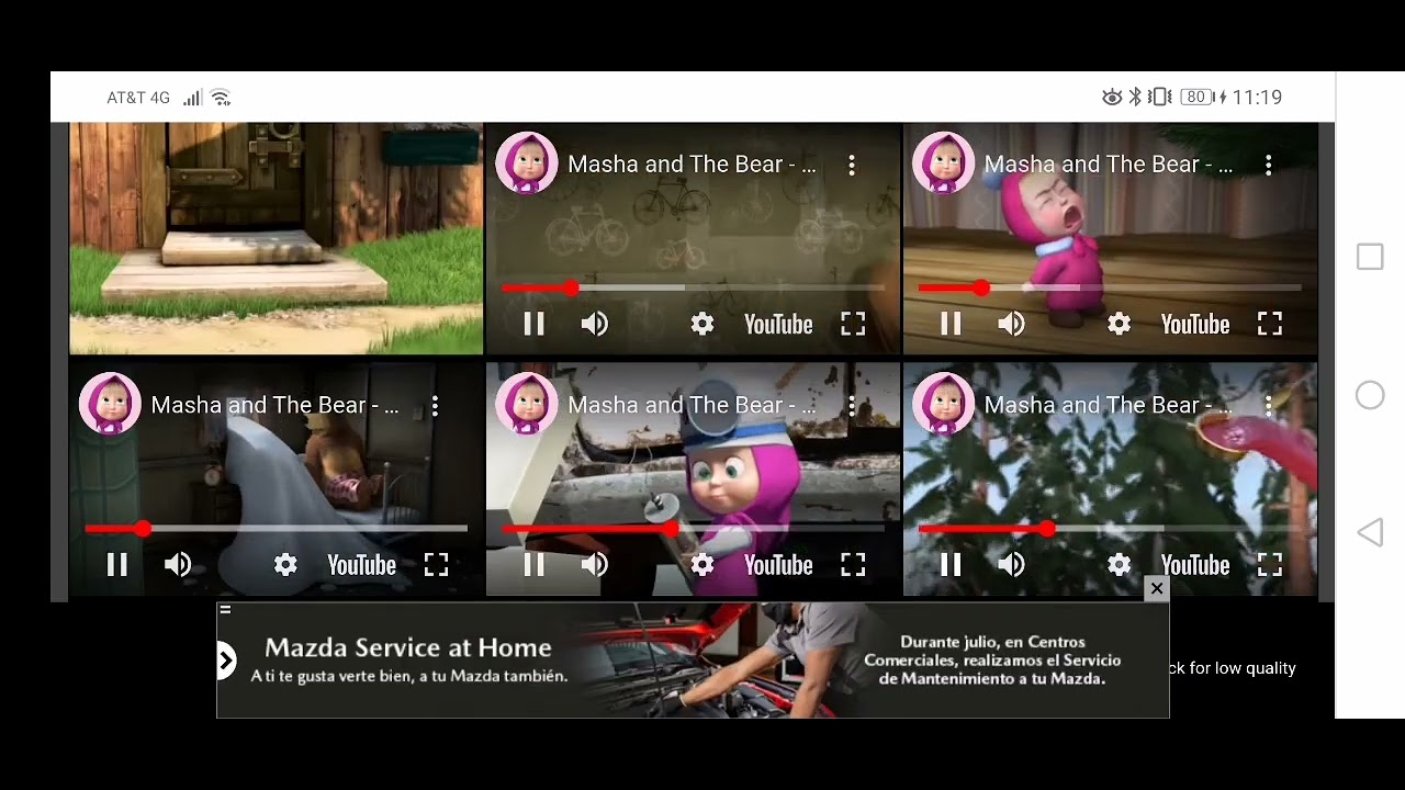 up to faster 6 parison to masha and the bear