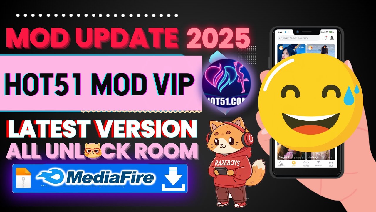 UPDATE BARU HOT51 MOD VIP ALL UNLOK ROOM 2025 SETELAH MAINTENANCE SPECIAL JULY FIXED ERROR BLANK
