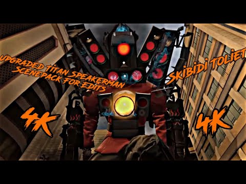 Upgraded Infected Titan Speakerman Twixtor Scenepack For Edits - 4K ULTRA HD (Skibidi Toilet)