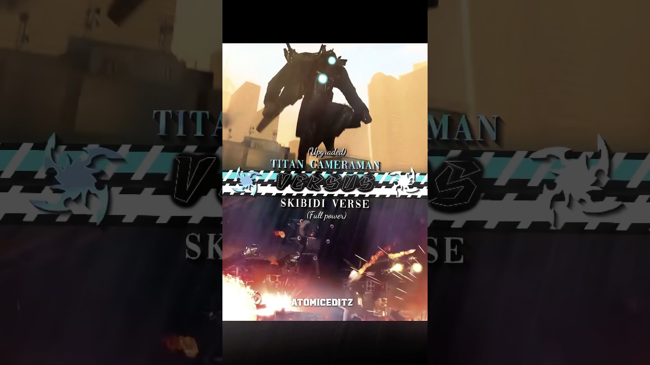 Upgraded titan cameraman Vs skibidi verse | #skibiditoilet #dafuqboom