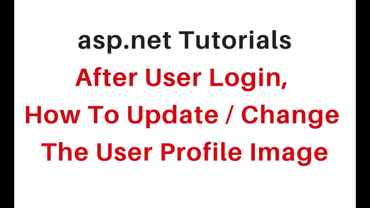 Upload to update User Login Image Profile with Masterpage asp.net c#