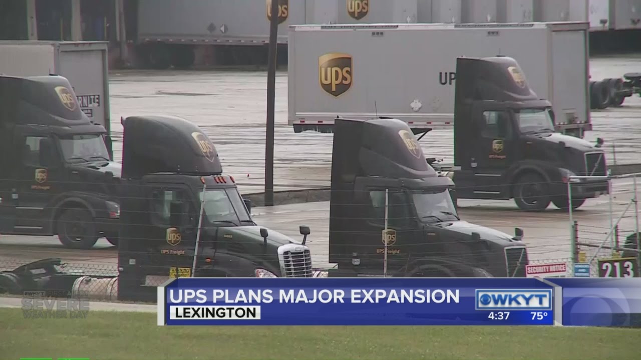 UPS plans $105 million expansion at its Lexington operation