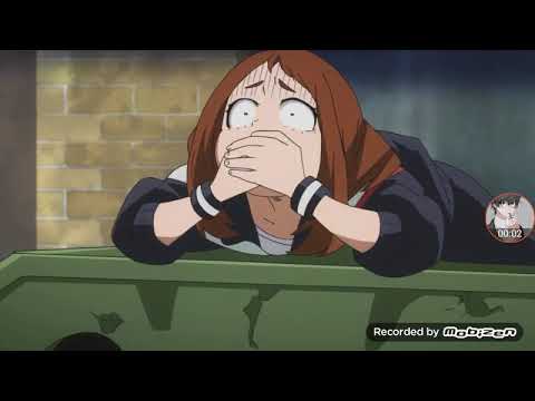 Uraraka's reaction to The Feministas eating poo! 💩😭🚽-_-