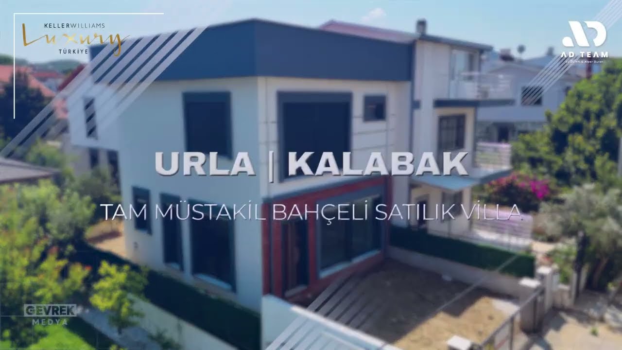 Urla Kalabak'ta Sıfır Dubleks Villa