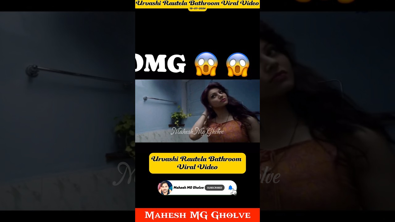 Urvashi Rautela Bathroom Viral Video 💔|| Urvashi Rautela Viral Video 🥺|| MG #shorts #urvashirautela