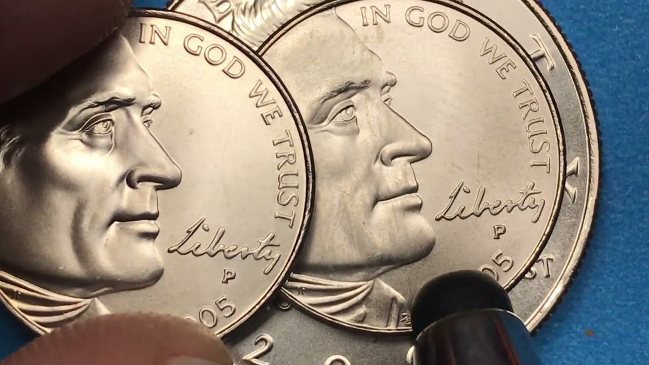 US 2005 Philadelphia Mint Coins - Lincoln Penny - Nickels - Dime - Quarter - Half + Dollar