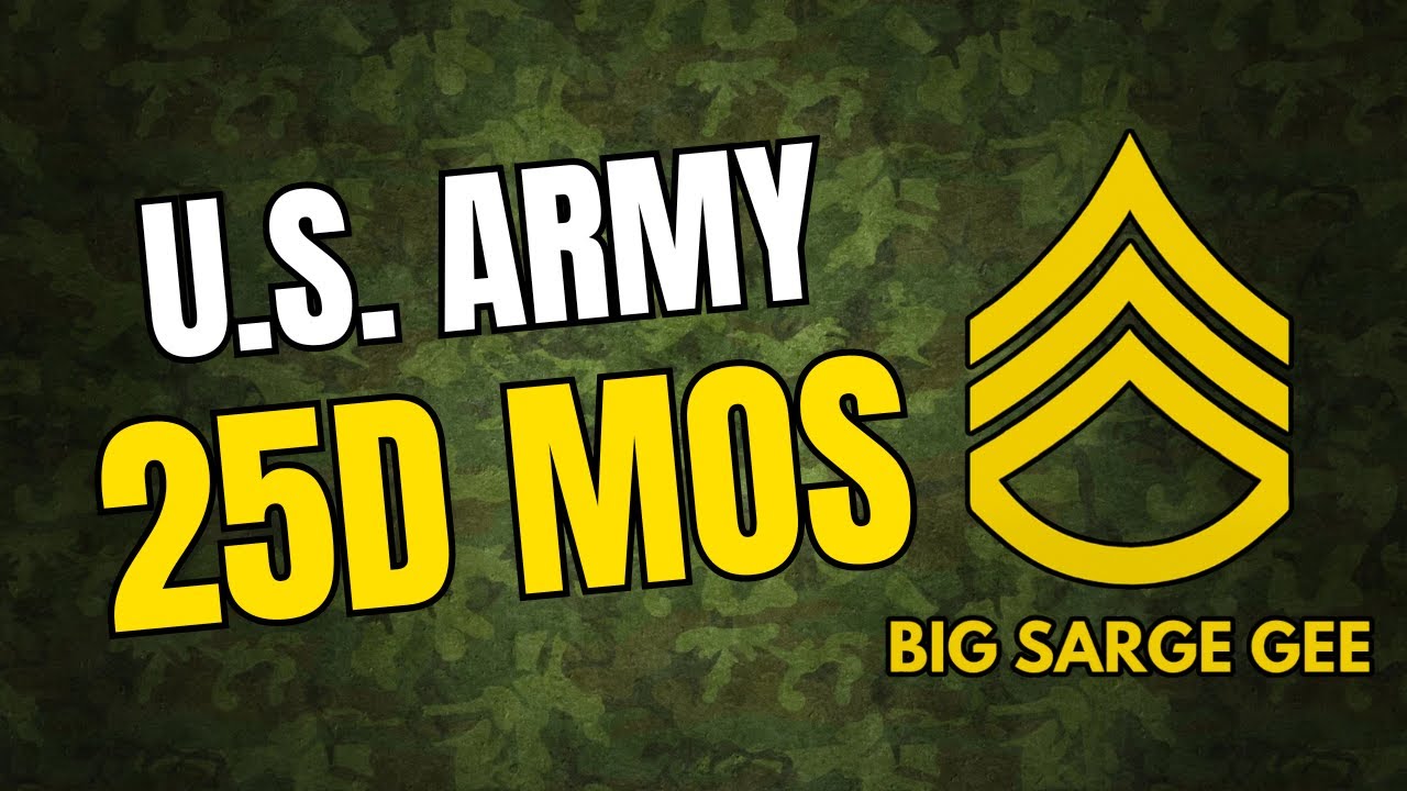 US Army 25D MOS | Cyber Network Defender