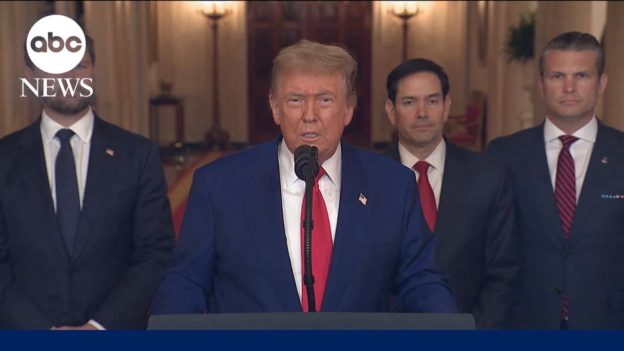 U.S. attack on Iran ‘a spectacular military success,’ Trump says