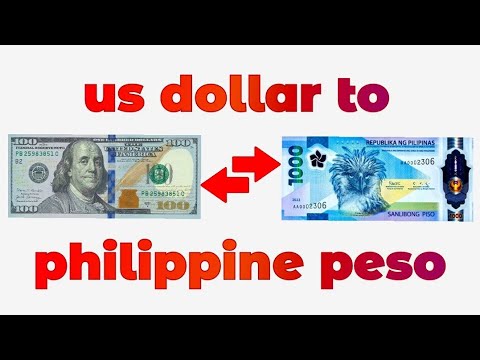 US Dollar To Philippine Peso Exchange Rate Today | Dollar To Peso | USD To PHP | Peso To Dollar