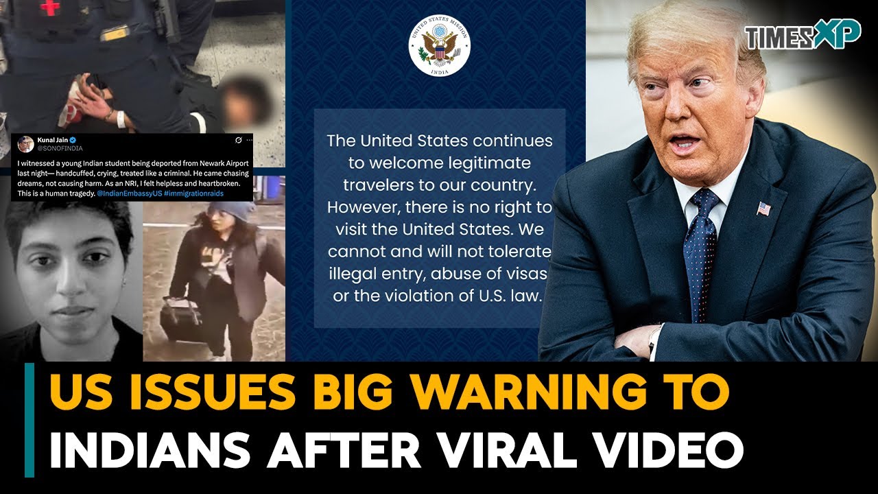 US issues BIG warning to Indians after Indian Student’s viral video at US airport