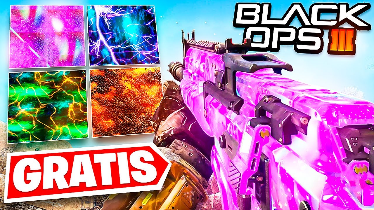 Usé TODOS los CAMUFLAJES GRATIS de BLACK OPS 3