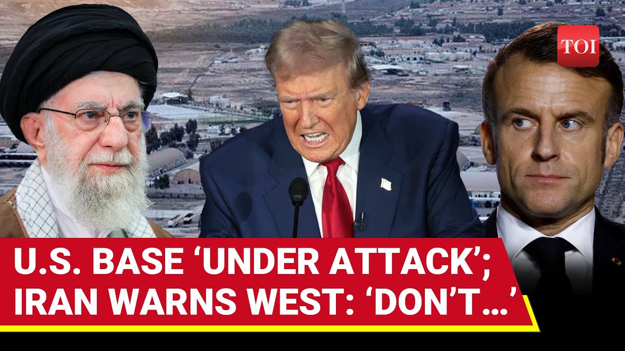 U.S. Troops Face ‘Drone Attack’ In Iraq: Iran WARNS Trump, Macron After Firestorm On Israel | Watch