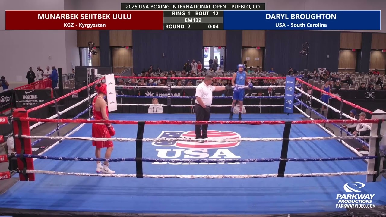 USAB 25 IO 418 Ring 1 Bout 12 Munarbek Seiitbek uulu Daryl Broughton EM132