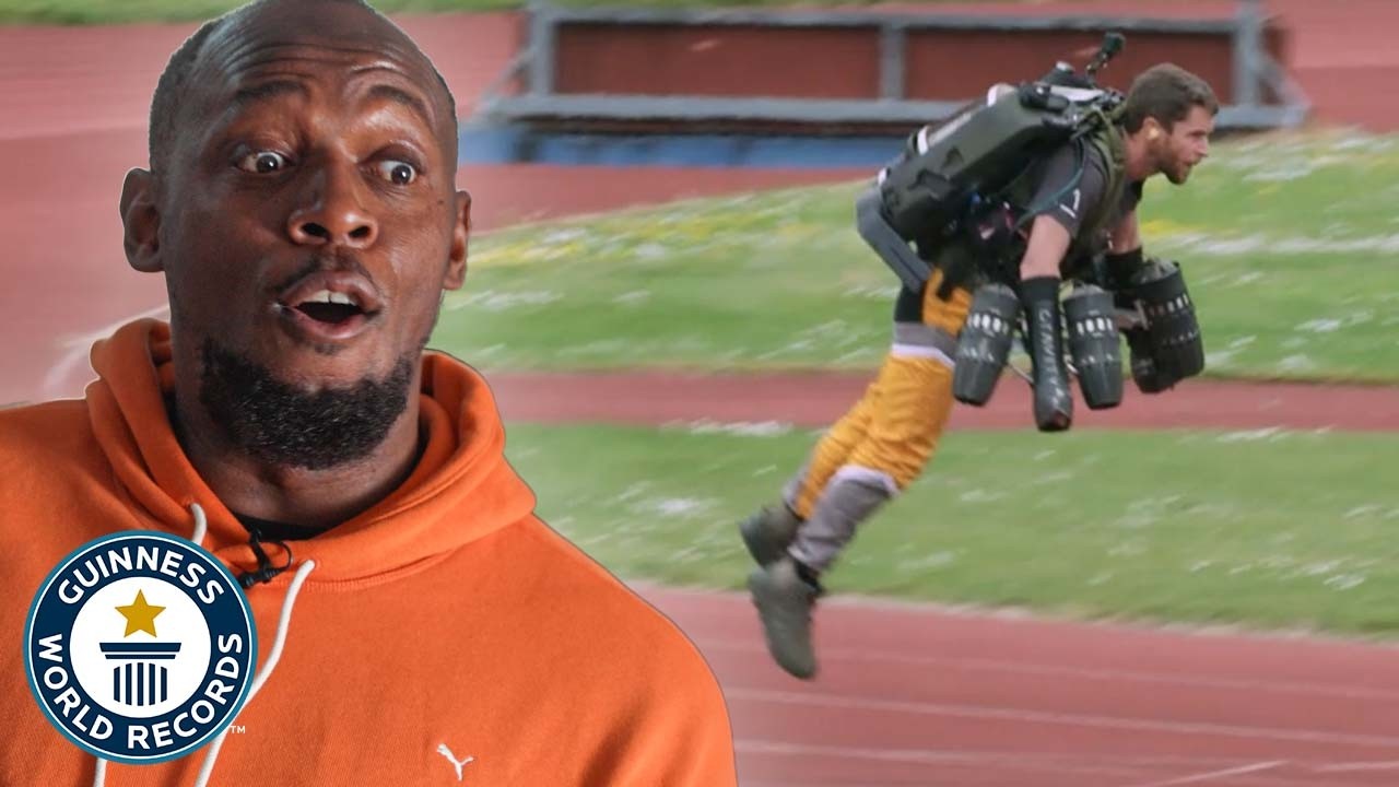 Usain Bolt Reacts To Alternative 100m World Records - Guinness World Records