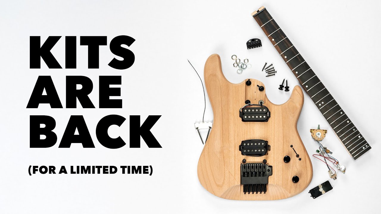 USA-Made Headless S-Type Guitar Kit - Kiesel Guitars