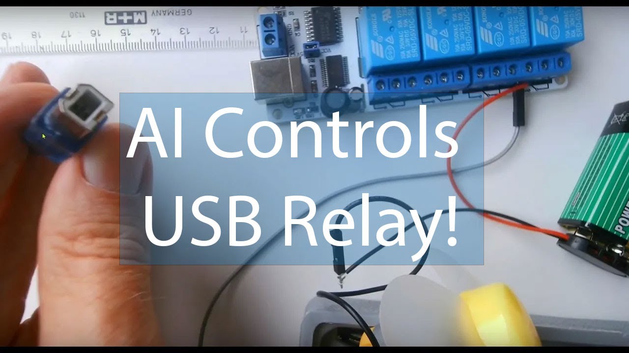 USB Relais für PC oder CNC-Steuerung mit KI programmieren  - ohne Programmierkenntnisse