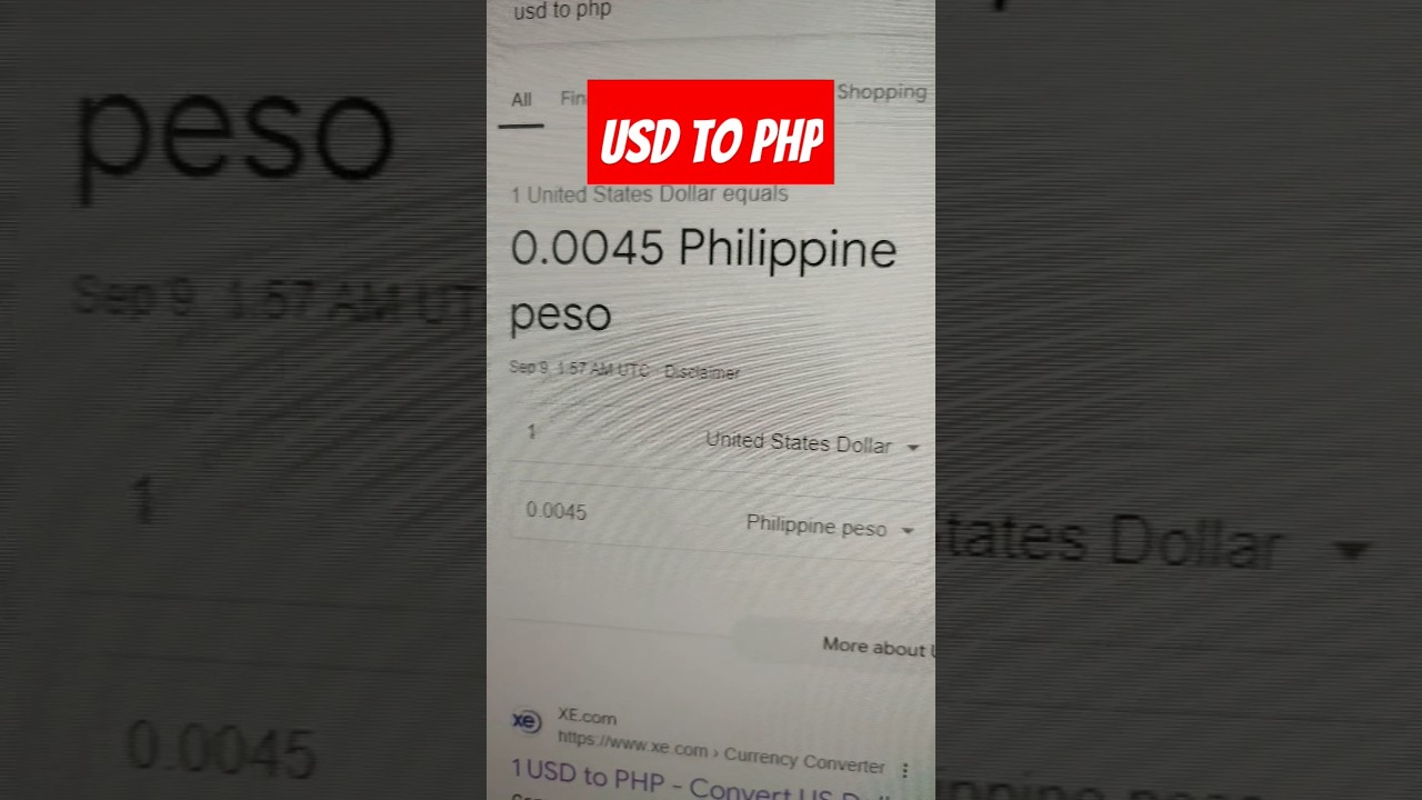 USD to PHP conversion | Philippine Peso to US Dollar 2024 #dollartopeso #currency #philippinepeso