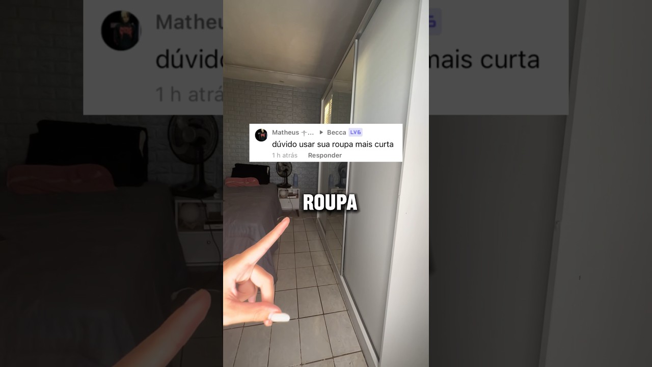 usei a roupa mais curta do meu guarda roupa (segue no insta @rebecalemos)