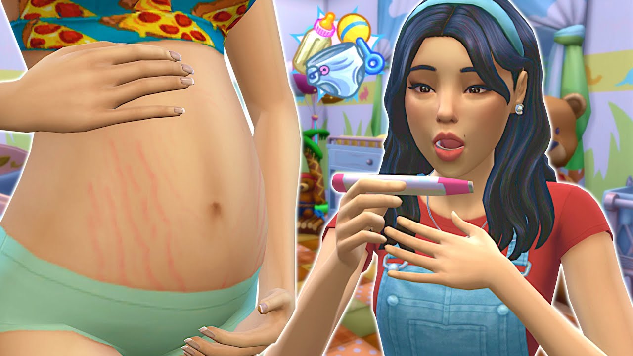 Using pregnancy mods to have the most realistic pregnancy possible! // Sims 4 pregnancy