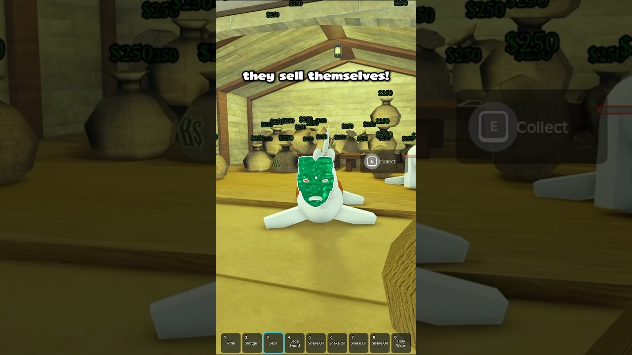 Using the unicorn glitch in Dead Rails to get rich #deadrails #roblox