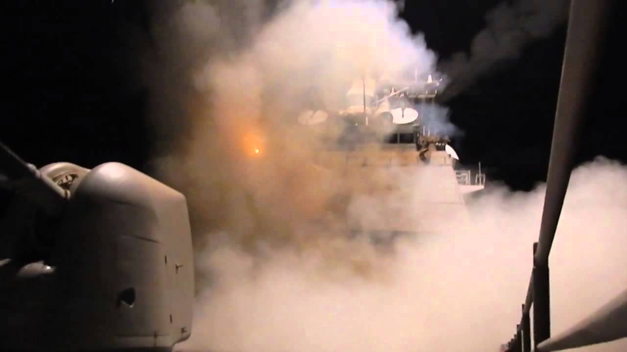 USS Philippine Sea launches Tomahawk Land Attack Missiles to combat ISIL