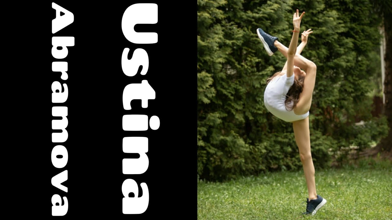 Ustina is an incredibly flexible gymnast😱😱😱