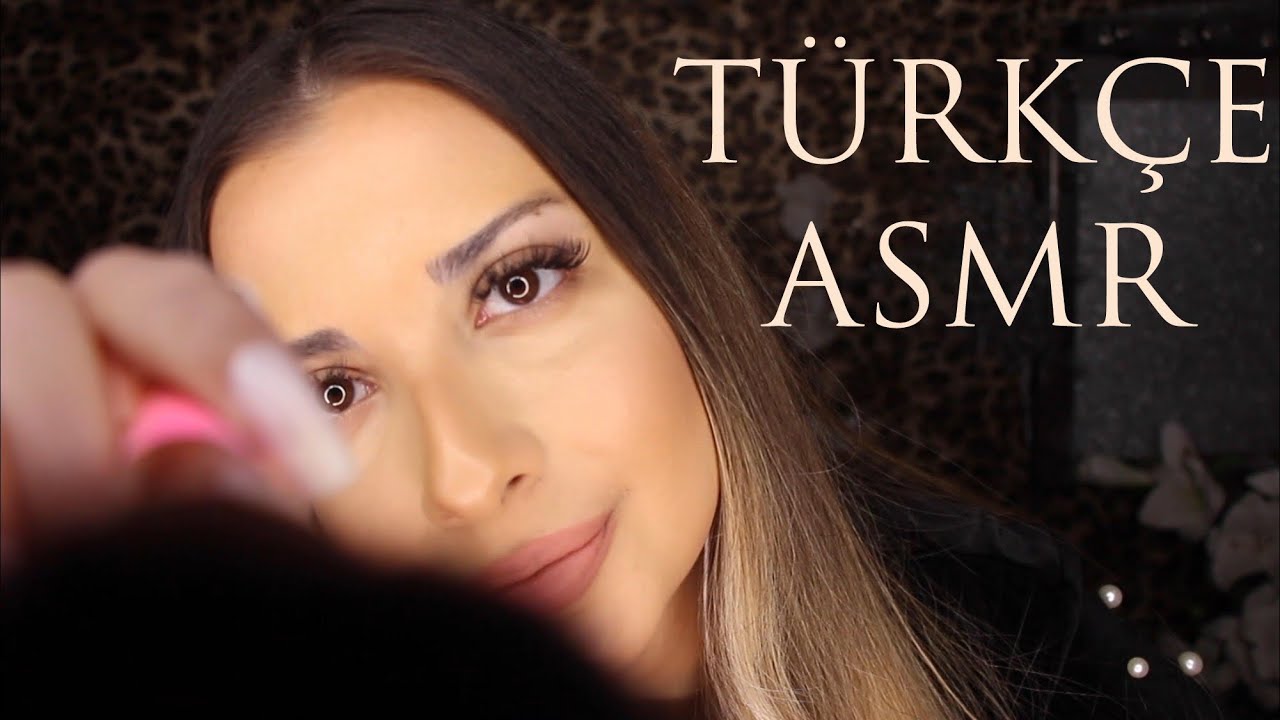 UYKU TELKİNİ EŞLİĞİNDE YÜZÜNE FIRÇAYLA DOKUNUYORUM | BRUSHING YOU TO SLEEP | TÜRKÇE ASMR 💤