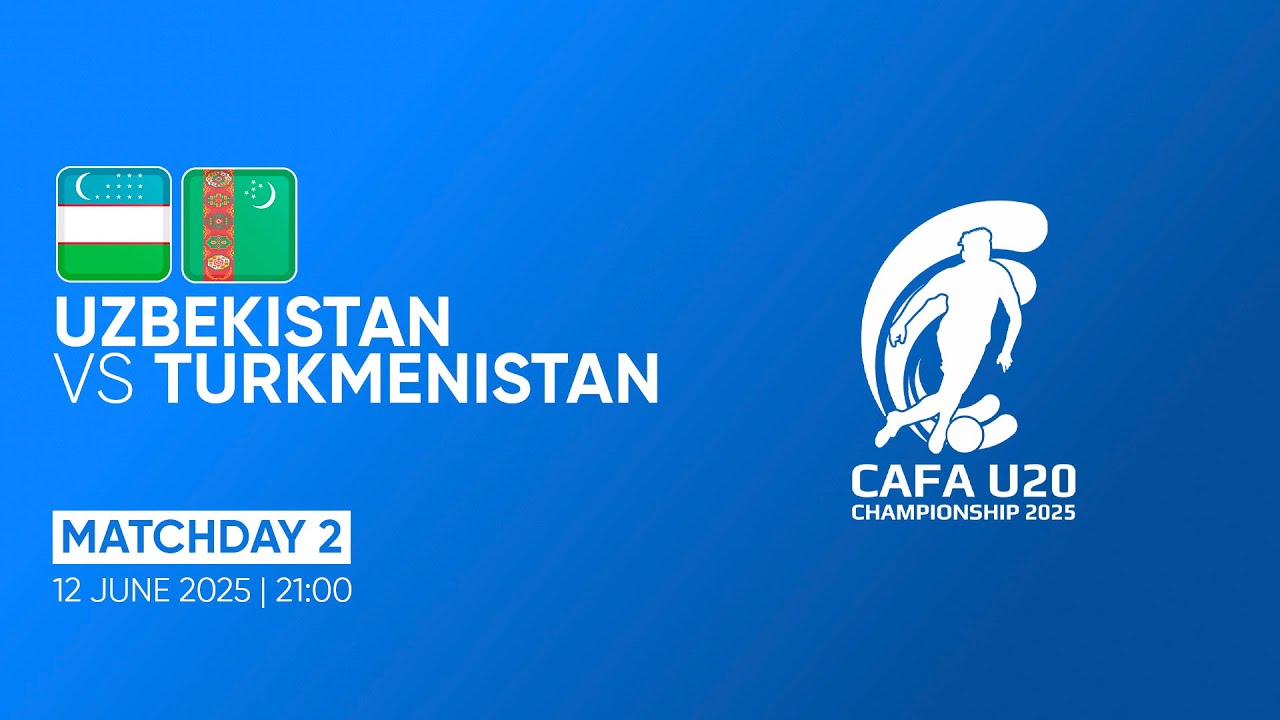 Uzbekistan - Turkmenistan | MD2 | CAFA U20 Championship 2025