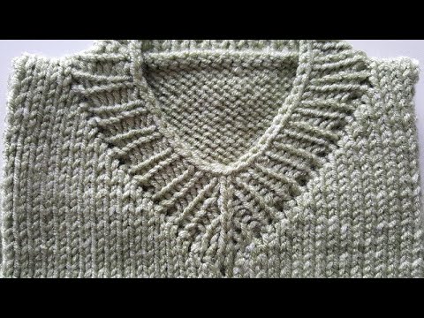 V Yaka İlmek Takılarak Nasıl Yapılır?