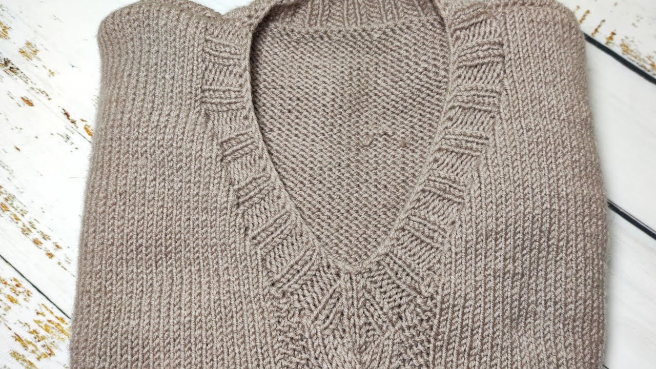 V YAKA NASIL ÖRÜLÜR ? / İlmek Toplayarak V Yaka Yapımı - Knitting V Neck - Örgü Modelleri