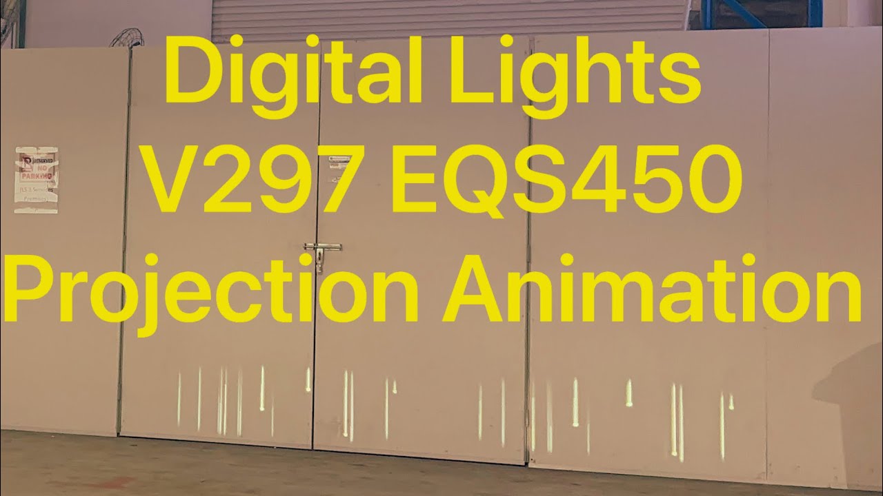 V297 EQS450 Digital Rain & Star Wave In Action