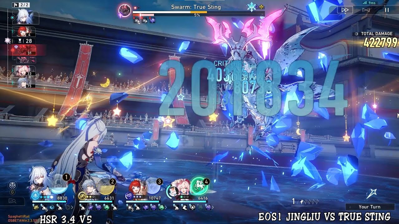 V5 UPDATE IS HERE!!! JINGLIU HAS DEF IGNORES NOW | E0S1 JINGLIU PREMIUM TEAM SHOWCASE | HSR 3.4 V5