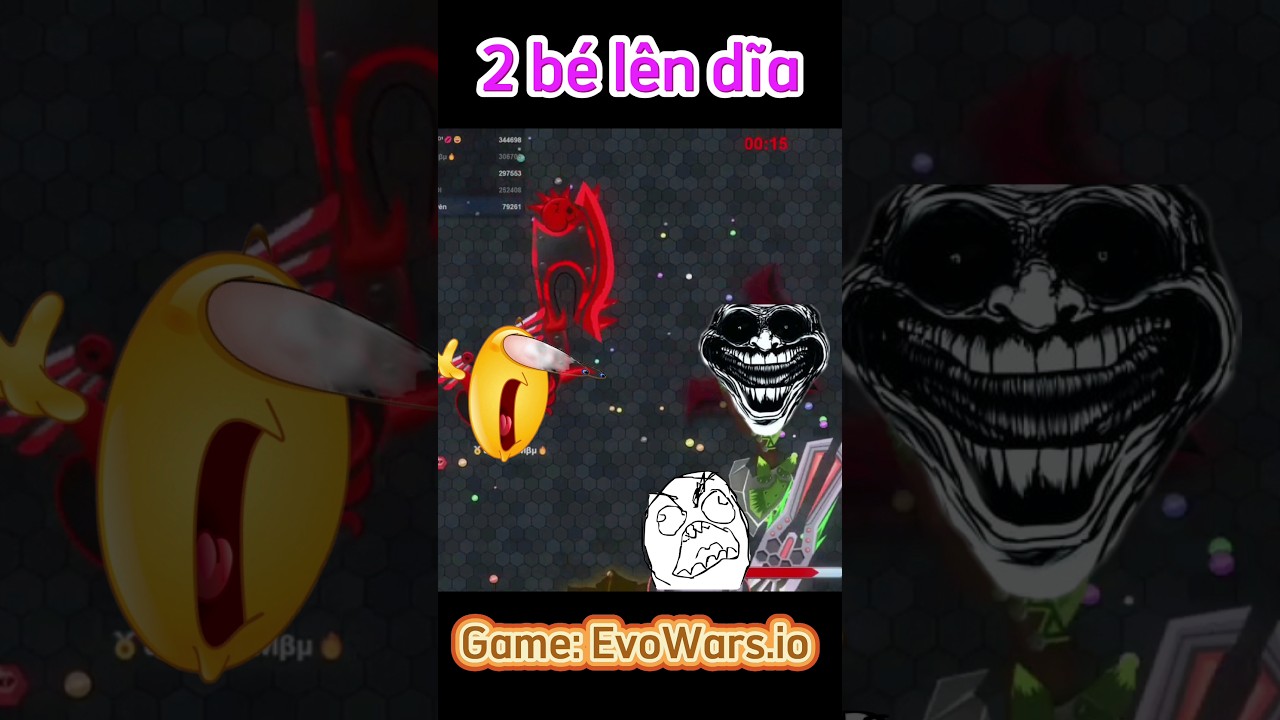Vừa hồi sinh ra đã có hàng ngon 😂 #games #evowarsio #evolution #evowars