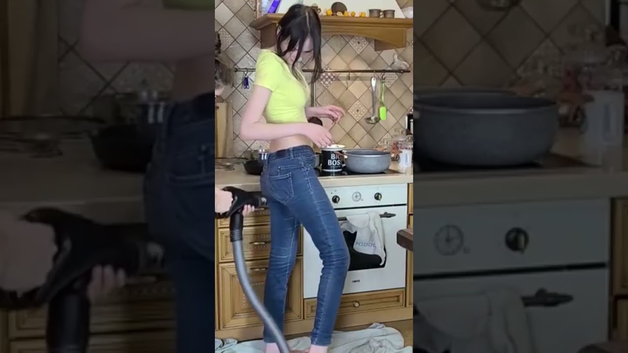 Vacuuming flour prank
