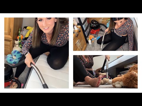 Vacuuming With Henry - How To Clean The Bedroom Vacuuming Dust From Toys