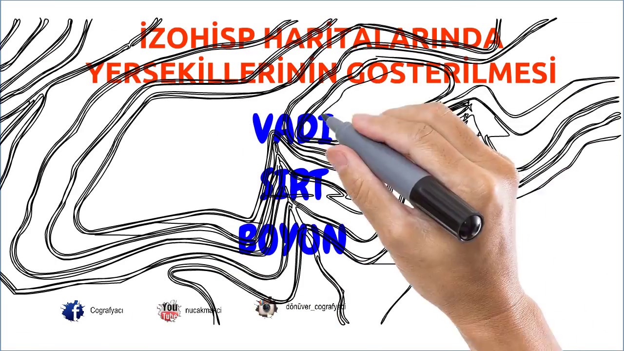Vadi - Sırt - Boyun / İzohips Haritaları