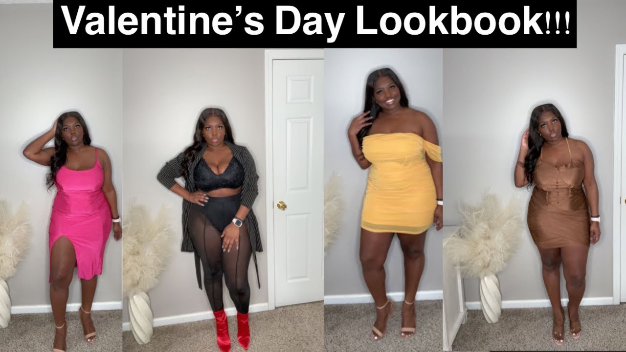 Valentine’s Day Lookbook!!/plus size +curvy girl/galentines day ideas