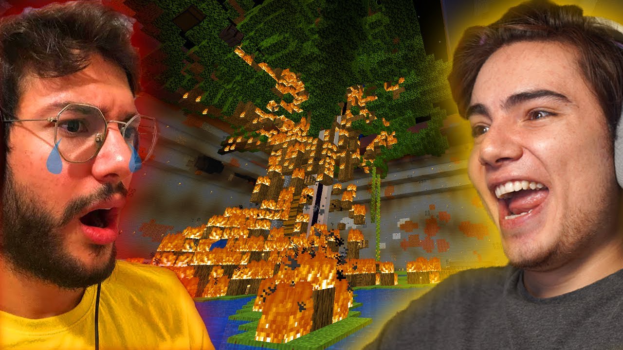 VALES 'in YERALTI ŞEHRİNİ YAKTIM!! (15 saniye sürdü) - Minecraft Survival - Bölüm 10