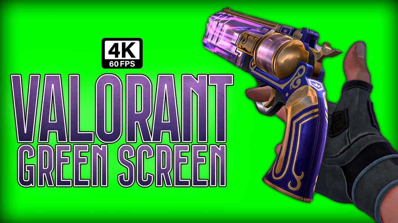 Valorant Neo Frontier Sheriff GREEN SCREEN *1080p 60fps*