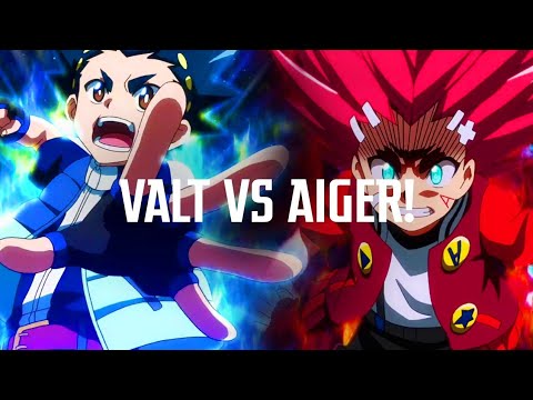 'VALT VS AIGER!' BEYBLADE BURST TURBO EPISODE 28